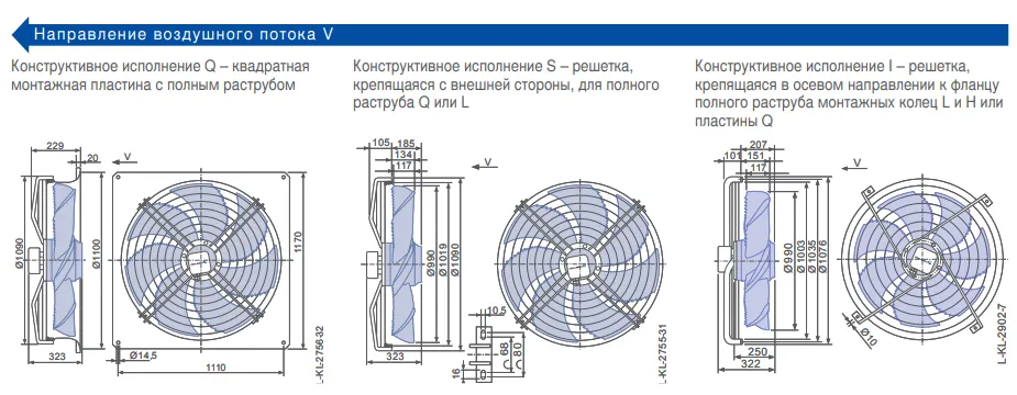 Габаритные размеры FN0100-SDF.7Q.V5P1