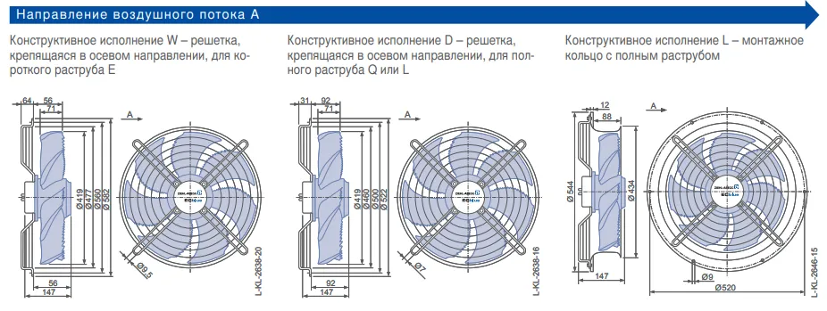Габаритные размеры FN042-6IH.BF.V7P1