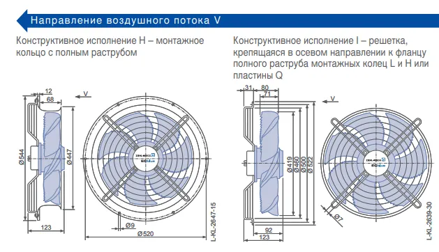 Габаритные размеры FN042-6IH.BF.V7P1