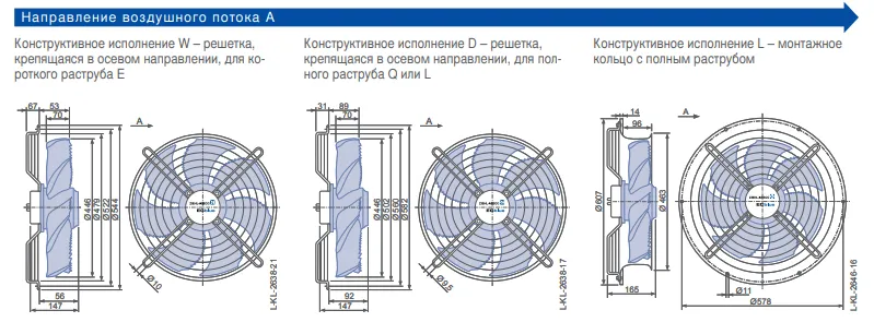 Габаритные размеры FN045-6IH.BF.V7P2 Габаритные размеры FN045-6IH.BF.V7P2