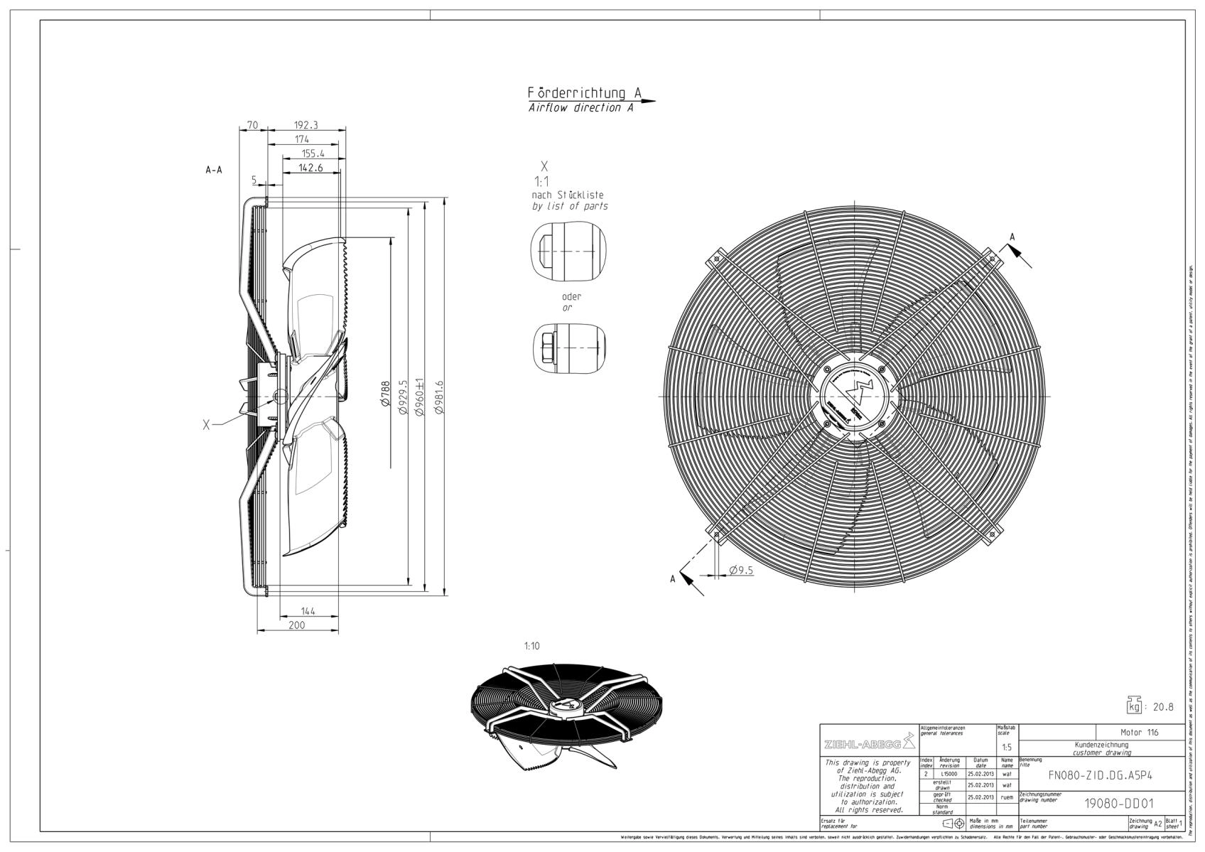 Габаритные размеры FN080-ZID.DG.A5P4 Габаритные размеры FN080-ZID.DG.A5P4
