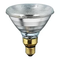 Инфракрасная лампа PHILIPS IR175С PAR38 E27 230V d121x136 прозрачная