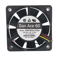 Осевой вентилятор 109P0624J7D04 Sanyo Denki San Ace 60 60x60