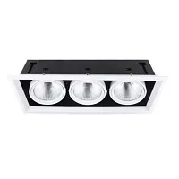 Карданный светильник FL-LED Grille-111-3 90W 4000K 500x185x140мм 90Вт 7200 lm FOTON