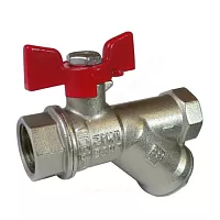 Кран шаровой латунный 11Б27фт1М VALFEX Ду 32 VF.217.NB1.114