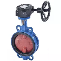 Затвор поворотный дисковый чугун VPI4448-08EP Ду 100 Ру16 Tecofi
