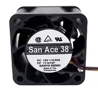 Осевой вентилятор 109P0412P3G033 Sanyo Denki 40x40x28 серии San Ace 40
