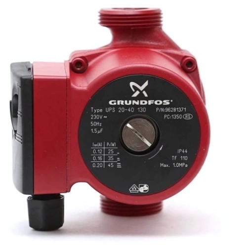 Циркуляционный насос Grundfos UPS 20-40 130 арт. 96281371 Циркуляционный насос Grundfos UPS 20-40 130 арт. 96281371