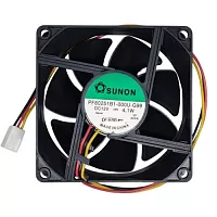 Вентилятор охлаждения Sunon PF80251B1-000U-G99 80х80х25 осевой DC