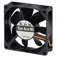 Осевой вентилятор 9GA0812G4D001 Sanyo Denki 80x80x25 серии San Ace 80