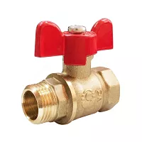 Кран шаровой латунный 11Б27фт1М OPTIMA VALFEX Ду 15 VF.217.L0B1.012