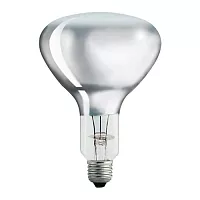 Инфракрасная лампа PHILIPS IR375CH R125 E27 230-250V d125x181 прозрачная