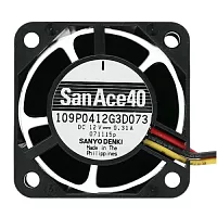 Осевой вентилятор 109P0412G3D073 Sanyo Denki San Ace 40 40x40