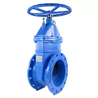Задвижка чугунная VOC4241C Ду 125 Tecofi со штурвалом