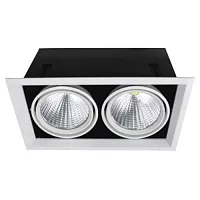 Карданный светильник FL-LED Grille-111-2 60W 3000K 370x185x140мм 60Вт 4800 lm FOTON