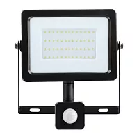 Прожектор с датчиком FL-LED Light-PAD SENSOR 10W Black 4200К 850 lm AC220-240В FOTON
