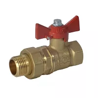 Кран шаровой латунный 11Б27фт1М VALFEX Ду 25 VF.227.LB1.100