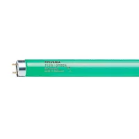 Люминесцентная лампаSYLVANIA F 18W/ GREEN G13 1200 lm d26x 590 зеленая