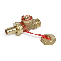 Кран шаровой со спускником R608 Ду 10 1/2" R608Y022 Giacomini