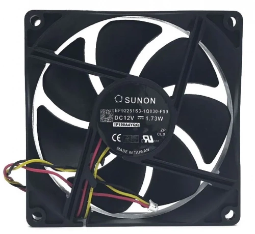 Вентилятор охлаждения Sunon EF92251S3-1Q030-F99 92х92х25 осевой DC Вентилятор охлаждения Sunon EF92251S3-1Q030-F99 92х92х25 осевой DC