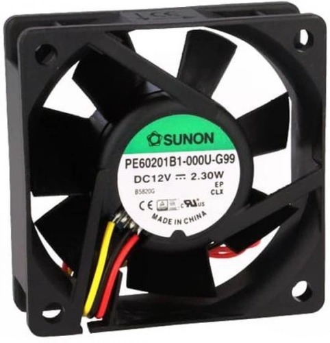 Вентилятор охлаждения Sunon PE60201B1-G99 60х60х20 осевой DC Вентилятор охлаждения Sunon PE60201B1-G99 60х60х20 осевой DC